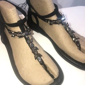 Torrid new rhinestone sandal size 12W